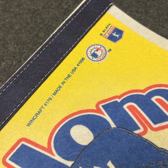 HIDEO NOMO Los Angeles Dodgers Rookie MLB Baseball 1995 Banner Flag RARE Pennant - Picture 6 of 10